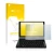 Parte frontal de un envase de producto con el logotipo de la marca upscreen. Al lado se muestra el dispositivo GPD Pocket 3 co