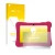 Parte frontal de un envase de producto con el logotipo de la marca upscreen. Al lado se muestra el dispositivo Pritom K7 con s