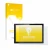 Parte frontal de un envase de producto con el logotipo de la marca upscreen. Al lado se muestra el dispositivo Acer ACTAB1022 