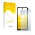 Parte frontal de un envase de producto con el logotipo de la marca upscreen. Al lado se muestra el dispositivo Ulefone Power A