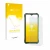 Parte frontal de un envase de producto con el logotipo de la marca upscreen. Al lado se muestra el dispositivo Blackview BL880