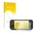 Parte frontal de un envase de producto con el logotipo de la marca upscreen. Al lado se muestra el dispositivo Retroid Pocket 