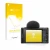 Parte frontal de un envase de producto con el logotipo de la marca upscreen. Al lado se muestra el dispositivo Sony ZV-1F con 