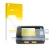 Parte frontal de un envase de producto con el logotipo de la marca upscreen. Al lado se muestra el dispositivo ToolkitRC M6D D