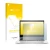 Parte frontal de un envase de producto con el logotipo de la marca upscreen. Al lado se muestra el dispositivo HP ProBook x360