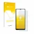 Parte frontal de un envase de producto con el logotipo de la marca upscreen. Al lado se muestra el dispositivo Blackview A53 c