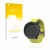 Parte frontal de un envase de producto con el logotipo de la marca upscreen. Al lado se muestra el dispositivo Suunto Vertical