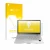 Parte frontal de un envase de producto con el logotipo de la marca upscreen. Al lado se muestra el dispositivo Fujitsu Lifeboo