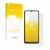 Parte frontal de un envase de producto con el logotipo de la marca upscreen. Al lado se muestra el dispositivo Cubot Note 50 c
