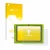 Parte frontal de un envase de producto con el logotipo de la marca upscreen. Al lado se muestra el dispositivo Clementoni Clem