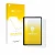 Parte frontal de un envase de producto con el logotipo de la marca upscreen. Al lado se muestra el dispositivo AGM Pad P2 con 