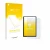Parte frontal de un envase de producto con el logotipo de la marca upscreen. Al lado se muestra el dispositivo Blackview Tab 1