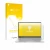 Parte frontal de un envase de producto con el logotipo de la marca upscreen. Al lado se muestra el dispositivo ASUS Vivobook S
