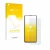 Parte frontal de un envase de producto con el logotipo de la marca upscreen. Al lado se muestra el dispositivo Oukitel C50 con