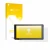 Parte frontal de un envase de producto con el logotipo de la marca upscreen. Al lado se muestra el dispositivo Interphone Ride