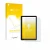 Parte frontal de un envase de producto con el logotipo de la marca upscreen. Al lado se muestra el dispositivo Doogee T10W con