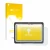 Parte frontal de un envase de producto con el logotipo de la marca upscreen. Al lado se muestra el dispositivo Panasonic Tough