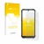 Parte frontal de un envase de producto con el logotipo de la marca upscreen. Al lado se muestra el dispositivo Blackview BV530