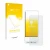 Parte frontal de un envase de producto con el logotipo de la marca upscreen. Al lado se muestra el dispositivo Clover Flex con