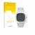 Parte frontal de un envase de producto con el logotipo de la marca upscreen. Al lado se muestra el dispositivo Timex Reissue 1