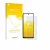 Parte frontal de un envase de producto con el logotipo de la marca upscreen. Al lado se muestra el dispositivo Ulefone Note 18