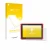 Parte frontal de un envase de producto con el logotipo de la marca upscreen. Al lado se muestra el dispositivo Launch X-431 Pr
