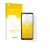 Parte frontal de un envase de producto con el logotipo de la marca upscreen. Al lado se muestra el dispositivo Summi L3 con su