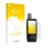 Parte frontal de un envase de producto con el logotipo de la marca upscreen. Al lado se muestra el dispositivo Garmin GPSMAP H