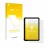 Parte frontal de un envase de producto con el logotipo de la marca upscreen. Al lado se muestra el dispositivo Blackview Activ