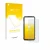 Parte frontal de un envase de producto con el logotipo de la marca upscreen. Al lado se muestra el dispositivo Ulefone 29 pro 