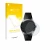Parte frontal de un envase de producto con el logotipo de la marca upscreen. Al lado se muestra el dispositivo TAG Heuer Conne