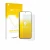Parte frontal de un envase de producto con el logotipo de la marca upscreen. Al lado se muestra el dispositivo Xiaomi Poco F8 