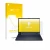 Parte frontal de un envase de producto con el logotipo de la marca upscreen. Al lado se muestra el dispositivo Dell Alienware 