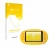 Parte frontal de un envase de producto con el logotipo de la marca upscreen. Al lado se muestra el dispositivo Ashfly inskam 3