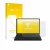 Parte frontal de un envase de producto con el logotipo de la marca upscreen. Al lado se muestra el dispositivo DEERTiME E9 10.