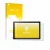 Parte frontal de un envase de producto con el logotipo de la marca upscreen. Al lado se muestra el dispositivo Acer Chromebook