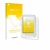 Parte frontal de un envase de producto con el logotipo de la marca upscreen. Al lado se muestra el dispositivo Giant Axact 14W