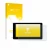 Parte frontal de un envase de producto con el logotipo de la marca upscreen. Al lado se muestra el dispositivo Zontes 368K con