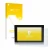 Parte frontal de un envase de producto con el logotipo de la marca upscreen. Al lado se muestra el dispositivo WAGO Visu Panel