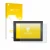 Parte frontal de un envase de producto con el logotipo de la marca upscreen. Al lado se muestra el dispositivo WAGO Web Panel 