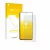 Parte frontal de un envase de producto con el logotipo de la marca upscreen. Al lado se muestra el dispositivo Samsung Galaxy 