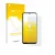 Parte frontal de un envase de producto con el logotipo de la marca upscreen. Al lado se muestra el dispositivo Samsung Galaxy 