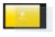 Imagen del dispositivo Shelly Wall Display XL con una amplia variedad de protectores de pantalla.