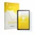 Parte frontal de un envase de producto con el logotipo de la marca upscreen. Al lado se muestra el dispositivo Yicty KB1004 co