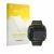 Parte frontal de un envase de producto con el logotipo de la marca upscreen. Al lado se muestra el dispositivo Timex Command S