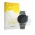 Parte frontal de un envase de producto con el logotipo de la marca upscreen. Al lado se muestra el dispositivo OnePlus Watch 4