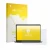 Parte frontal de un envase de producto con el logotipo de la marca upscreen. Al lado se muestra el dispositivo Dell Pro 7 Seri