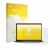 Parte frontal de un envase de producto con el logotipo de la marca upscreen. Al lado se muestra el dispositivo Dell Pro 7 Seri