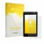 Parte frontal de un envase de producto con el logotipo de la marca upscreen. Al lado se muestra el dispositivo Surfans F35 con