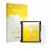 Parte frontal de un envase de producto con el logotipo de la marca upscreen. Al lado se muestra el dispositivo Shanling M0 Pur